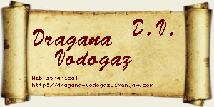 Dragana Vodogaz vizit kartica